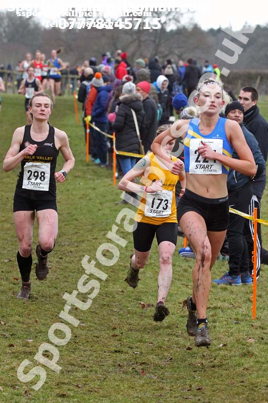 Senior womens Northern Cross Country Champs., Camp Hill Estate, Kirklington.  Photo: David T. Hewitson/Sports for All Pics